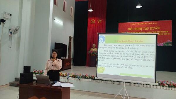 Hội nghị tập huấn bồi dưỡng, nâng cao năng lực  thực hiện tiểu dự án 2- Dự án 9 theo Quyết định 1719/QĐ-TTg của Thủ tướng Chính phủ
