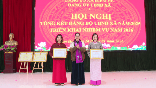 Đảng ủy UBND xã Điềm He tổ chức hội nghị tổng kết năm 2025  triển khai nhiệm vụ năm 2026