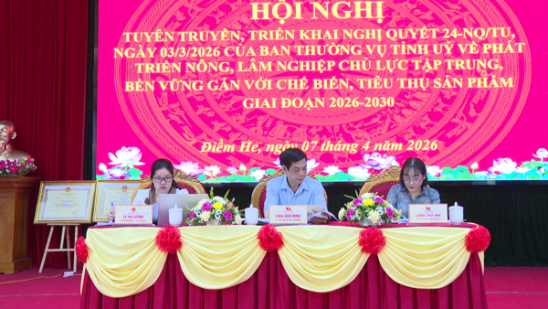 Xã Điềm He triển khai Nghị quyết 24-NQ/TU,  ngày 03/3/2026 của Ban thường vụ Tỉnh ủy Lạng Sơn
