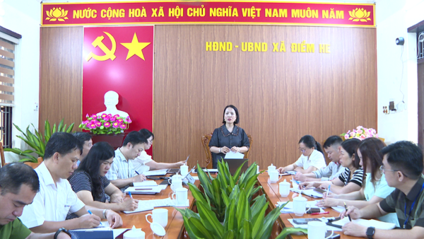 Ban Chỉ đạo Kỳ thi tốt nghiệp trung học phổ thông xã Điềm He họp triển khai công tác chuẩn bị cho Kỳ thi tốt nghiệp THPT năm 2026.