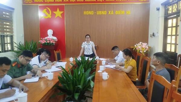 Chủ tịch UBND xã Điềm He tiếp công dân định kỳ tháng 5/2026