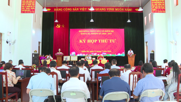 HỘI ĐỒNG NHÂN DÂN XÃ ĐIỀM HE  TỔ CHỨC THÀNH CÔNG KỲ HỌP THỨ 4  KHÓA III, NHIỆM KỲ 2026-2031