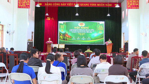 Xã Điềm He tổ chức Hội nghị tuyên truyền về phòng cháy chữa cháy rừng