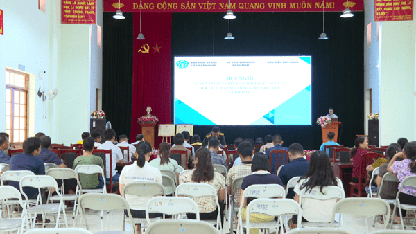 Xã Điềm He tổ chức hội nghị truyền thông chính sách BHXH tự nguyện
