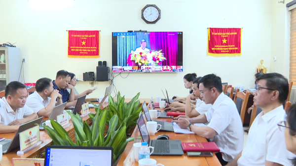 Xã Điềm He tiếp sóng hội nghị  quán triệt Thông báo số 108-TB/VPTW, ngày 26/6/2026 VPTW Đảng; Kết luận số 63-KL/TW, ngày 30/6/2026 của Bộ Chính trị, Ban Bí thư và gặp mặt cán bộ được quy hoạch các chức danh diện BTV Tỉnh ủy QL NK 2025 - 2030, 2026 - 2031