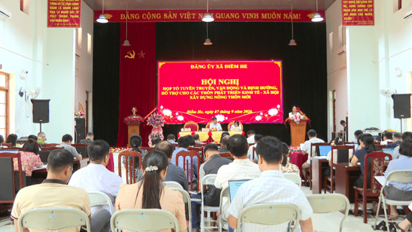 Đảng ủy xã Điềm He họp Tổ tuyên truyền, vận động và định hướng hỗ trợ các thôn phát triển KT-XH, xây dựng Nông thôn mới