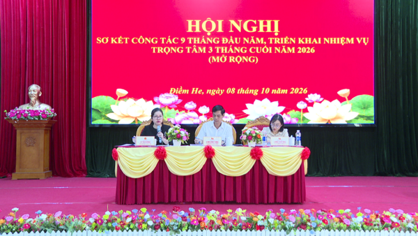 Đảng ủy xã Điềm He tổ chức hội nghị Ban chấp hành mở rộng